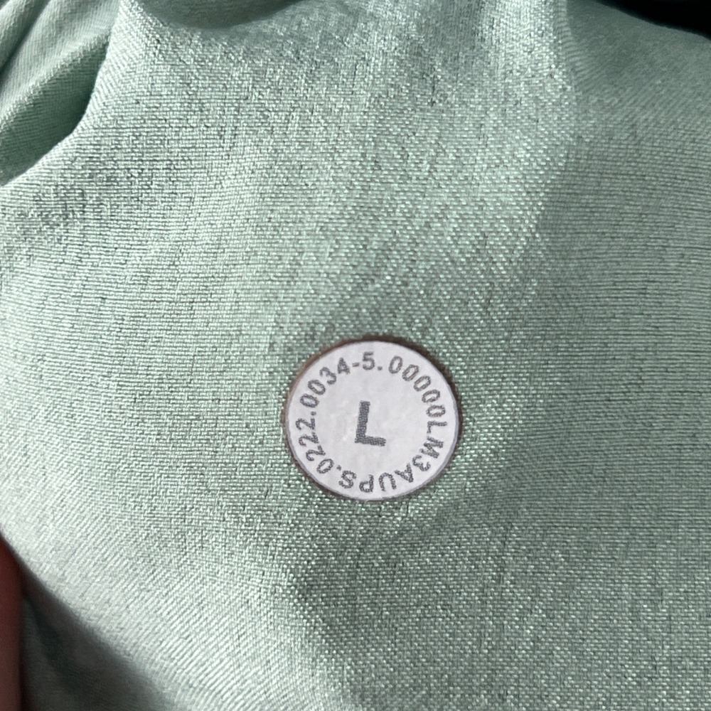 Lululemon City Sweat Pullover Hoodie Mint Green Mens Large LM3AUPS (stains) - Picture 11 of 13